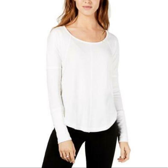 Lucky brand thermal white high low top size small - Picture 1 of 8